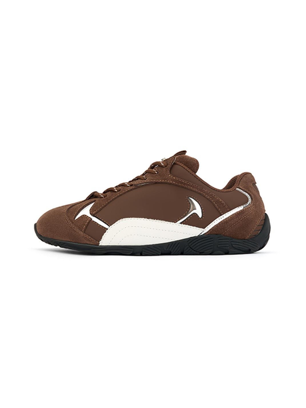 SMILEY | Retro Racing Thin Sole Sneakers-Brown - PSYLOS 1, SMILEY | Retro Racing Thin Sole Sneakers-Brown, Retro Trainers, SMILEY, PSYLOS 1